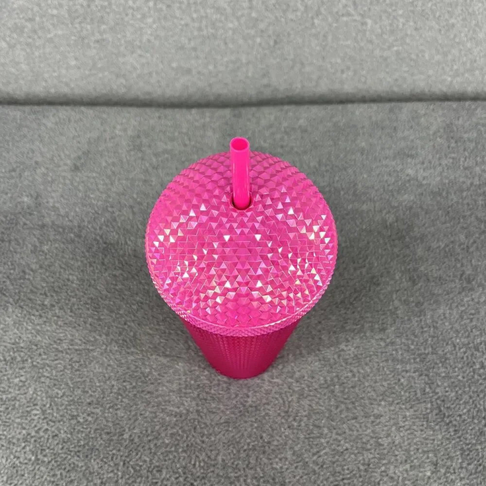 Starbucks 2025 Iridescent Pink Domed‎ Studded  Venti Tumbler 24 oz